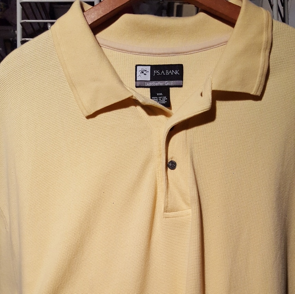 Jos A Banks golf shirt